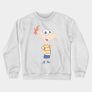 Cartoon Genius Boy Crewneck Sweatshirt